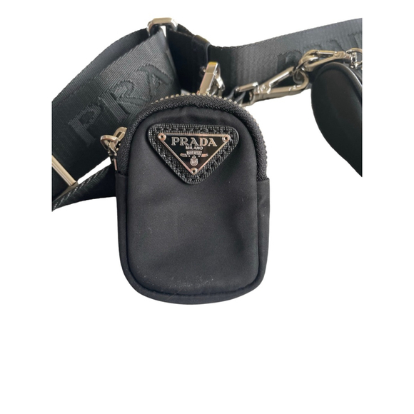 Authentic PRADA RE-Edition 2005 Shoulder Bag 1BH204 Black Nylon #36634584 - Picture 13 of 15